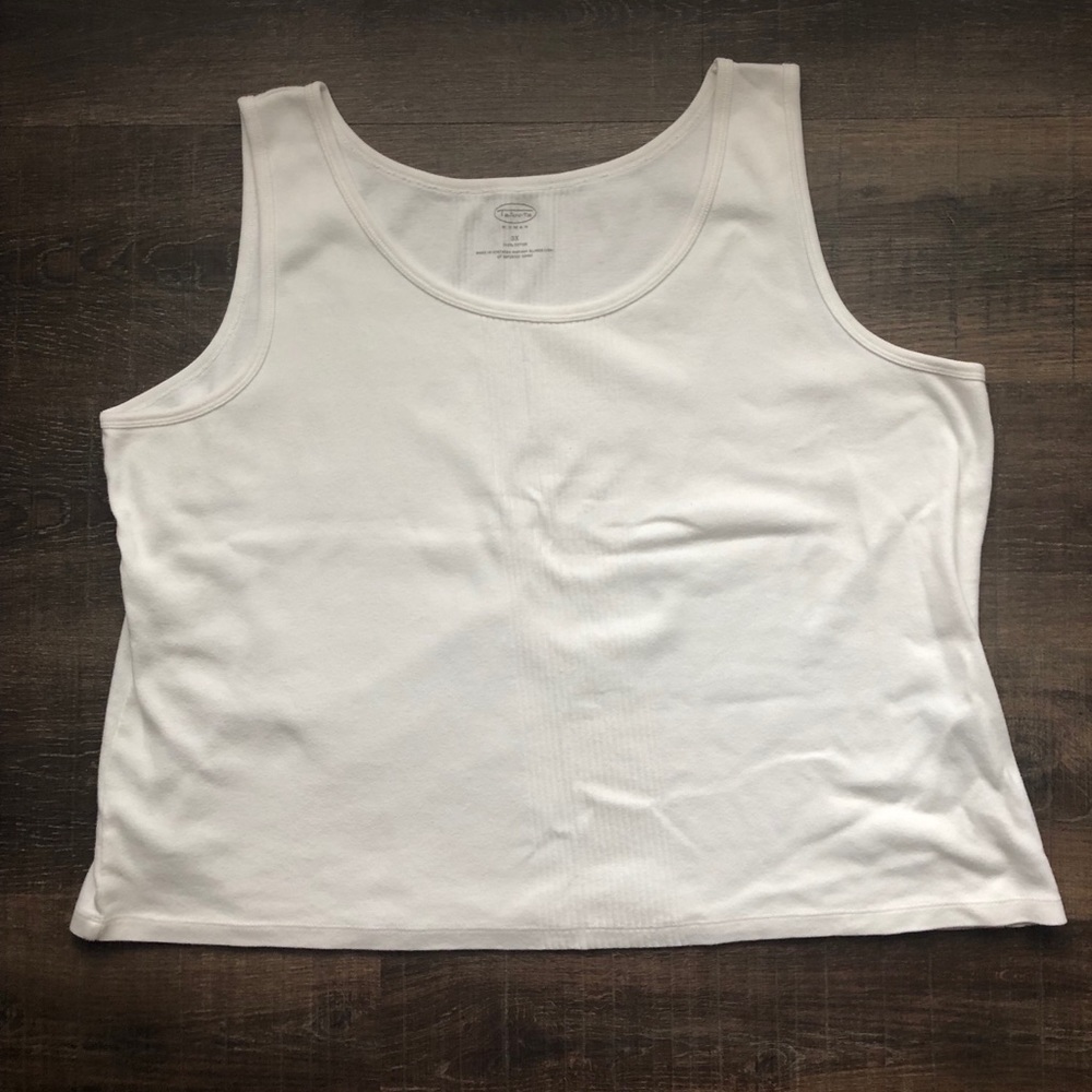 Never worn Talbots women cotton tank top